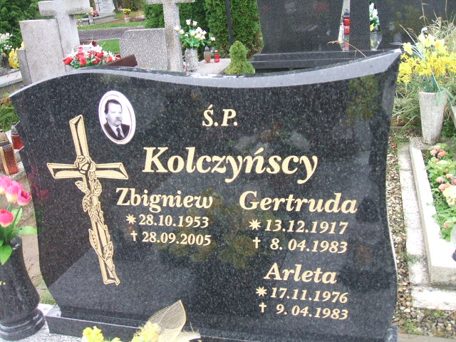 Zbigniew Kolczyński 1953 Krosno Odrzańskie - Grobonet - Wyszukiwarka osób pochowanych