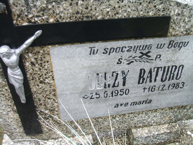 Jerzy Baturo 1950 Krosno Odrzańskie - Grobonet - Wyszukiwarka osób pochowanych