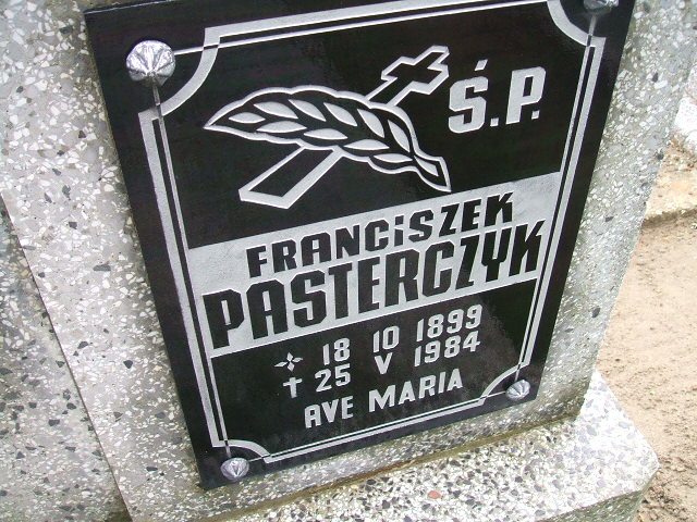 Franciszek Pasterczyk 1899 Krosno Odrzańskie - Grobonet - Wyszukiwarka osób pochowanych