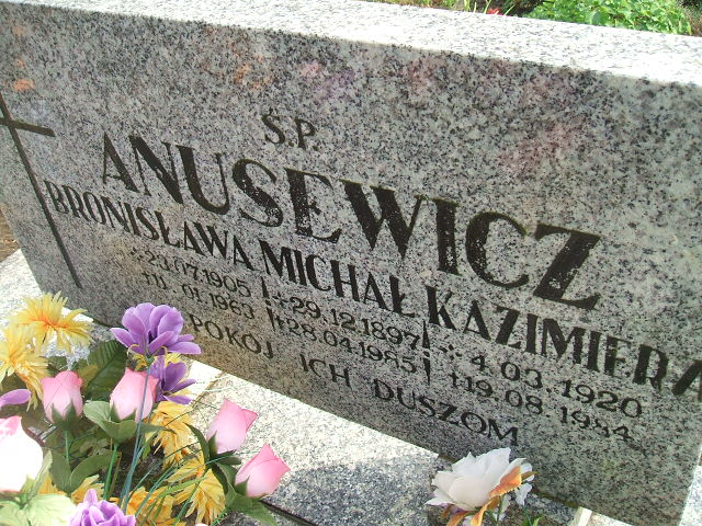 Bronisława Anusewicz 1905 Krosno Odrzańskie - Grobonet - Wyszukiwarka osób pochowanych