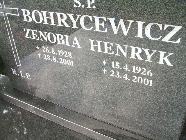 Zenobia Bohrycewicz 1928 Krosno Odrzańskie - Grobonet - Wyszukiwarka osób pochowanych