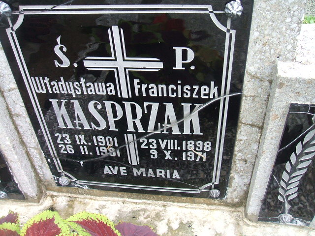 Franciszek Kasprzak 1898 Krosno Odrzańskie - Grobonet - Wyszukiwarka osób pochowanych