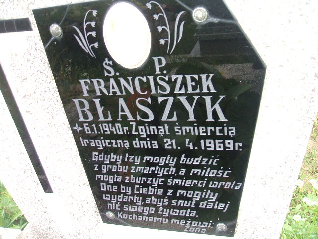 Franciszek Błaszyk 1940 Krosno Odrzańskie - Grobonet - Wyszukiwarka osób pochowanych