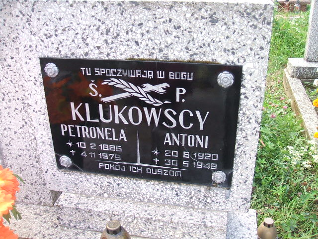 Antoni Klukowski 1920 Krosno Odrzańskie - Grobonet - Wyszukiwarka osób pochowanych