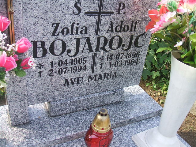 Zofia Bojarojć 1905 Krosno Odrzańskie - Grobonet - Wyszukiwarka osób pochowanych