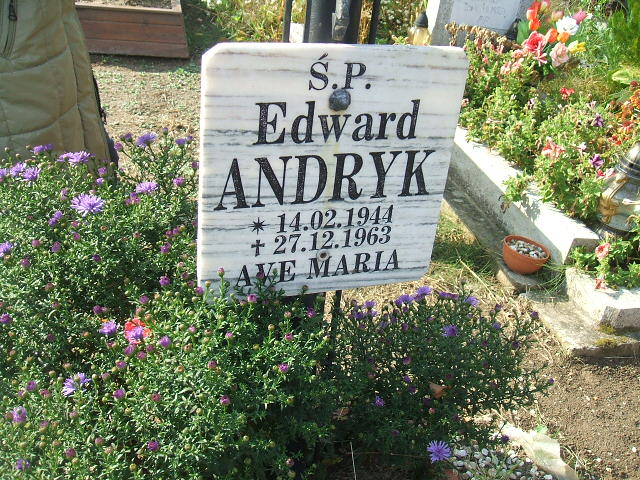 Edward Andryk 1944 Krosno Odrzańskie - Grobonet - Wyszukiwarka osób pochowanych