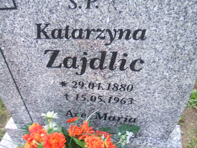 Katarzyna Zajdlic 1880 Krosno Odrzańskie - Grobonet - Wyszukiwarka osób pochowanych