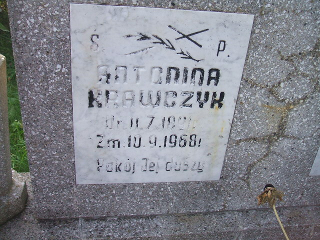 Antoni Krawczyk 1890 Krosno Odrzańskie - Grobonet - Wyszukiwarka osób pochowanych