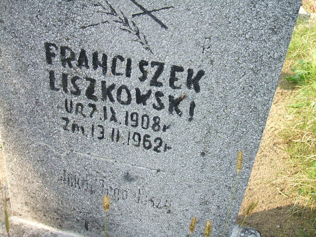 Franciszek Liszkowski 1908 Krosno Odrzańskie - Grobonet - Wyszukiwarka osób pochowanych