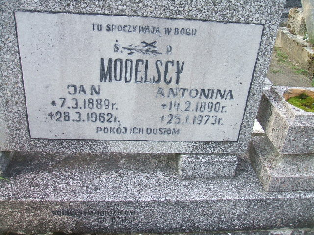 Jan Modelski 1889 Krosno Odrzańskie - Grobonet - Wyszukiwarka osób pochowanych