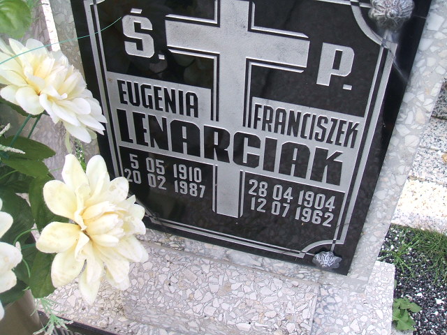 Franciszek Lenarciak 1904 Krosno Odrzańskie - Grobonet - Wyszukiwarka osób pochowanych