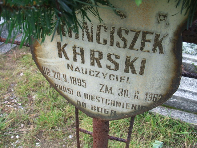 Franciszek Karski 1895 Krosno Odrzańskie - Grobonet - Wyszukiwarka osób pochowanych