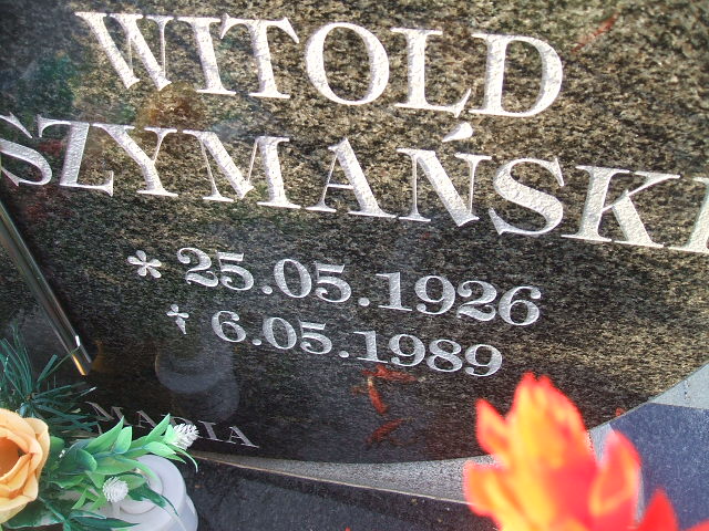 Witold Szymański 1926 Krosno Odrzańskie - Grobonet - Wyszukiwarka osób pochowanych