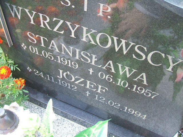 Józef Wyrzykowski 1912 Krosno Odrzańskie - Grobonet - Wyszukiwarka osób pochowanych