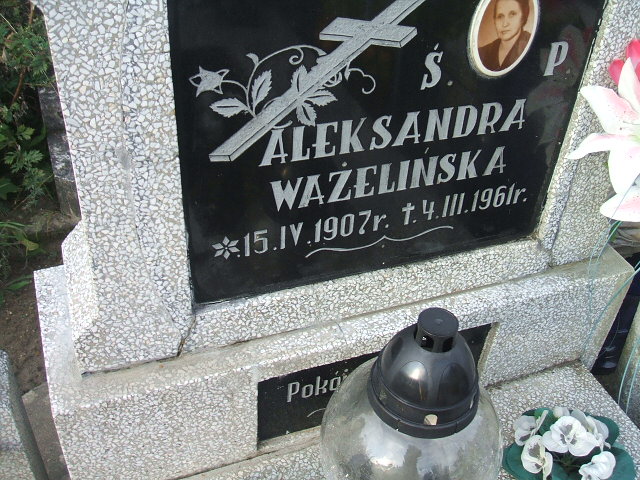 Aleksandra Ważelińska 1907 Krosno Odrzańskie - Grobonet - Wyszukiwarka osób pochowanych