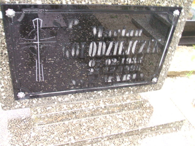 Marian Kołodziejczyk 1935 Krosno Odrzańskie - Grobonet - Wyszukiwarka osób pochowanych