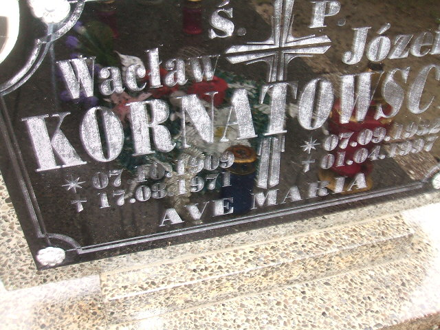 Józef Kornatowski 1952 Krosno Odrzańskie - Grobonet - Wyszukiwarka osób pochowanych