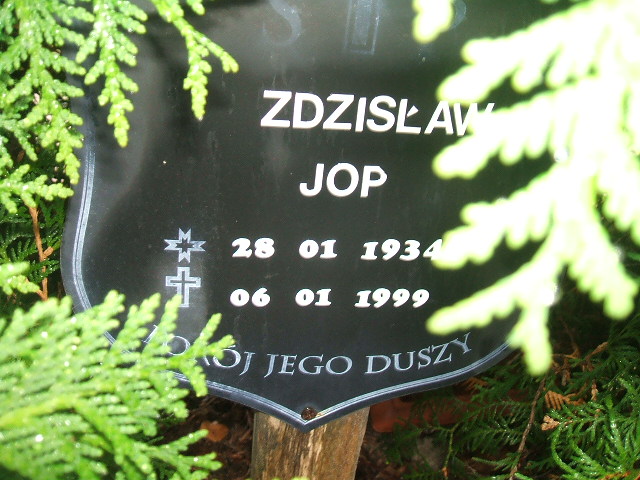 Zdzisław Jop 1934 Krosno Odrzańskie - Grobonet - Wyszukiwarka osób pochowanych