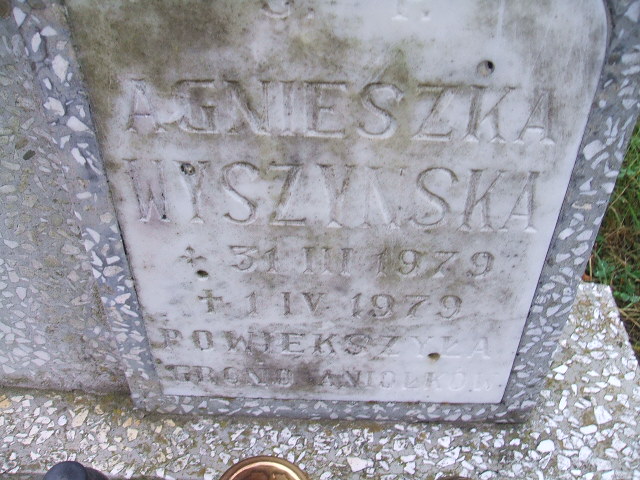 Agnieszka Wyszyńska 1979 Krosno Odrzańskie - Grobonet - Wyszukiwarka osób pochowanych