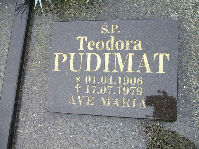 Teodora Pudimat 1906 Krosno Odrzańskie - Grobonet - Wyszukiwarka osób pochowanych