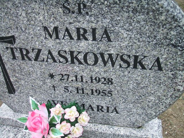 Maria Trzaskowska 1928 Krosno Odrzańskie - Grobonet - Wyszukiwarka osób pochowanych