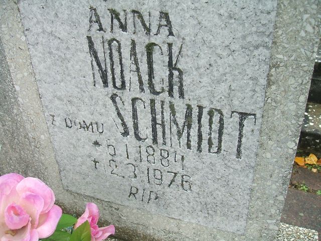 Anna Noack 1884 Krosno Odrzańskie - Grobonet - Wyszukiwarka osób pochowanych