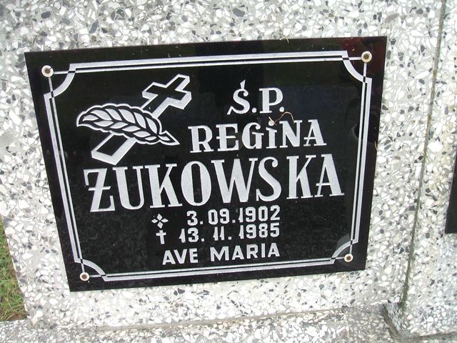 Wacław Żukowski 1900 Krosno Odrzańskie - Grobonet - Wyszukiwarka osób pochowanych