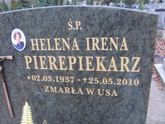 Helena Pierepiekarz 1937 Krosno Odrzańskie - Grobonet - Wyszukiwarka osób pochowanych
