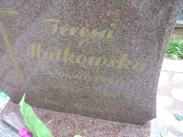 Teresa Matkowska 1941 Krosno Odrzańskie - Grobonet - Wyszukiwarka osób pochowanych