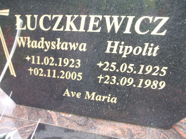 Hipolit Łuczkiewicz 1925 Krosno Odrzańskie - Grobonet - Wyszukiwarka osób pochowanych