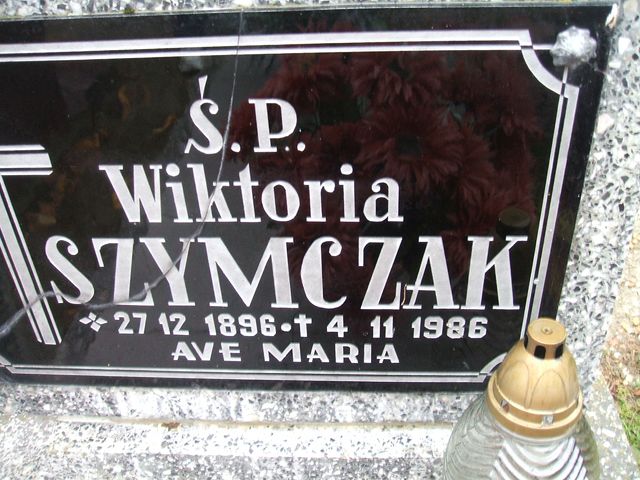 Wiktoria Szymczak 1896 Krosno Odrzańskie - Grobonet - Wyszukiwarka osób pochowanych