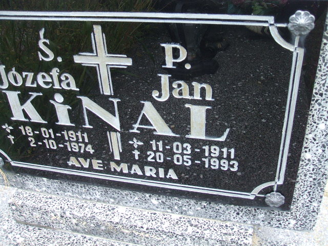 Jan Kinal 1911 Krosno Odrzańskie - Grobonet - Wyszukiwarka osób pochowanych