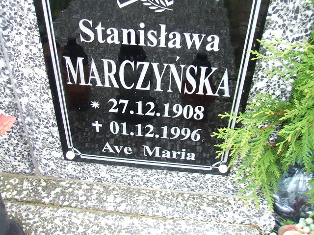 Stanisława Marczyńska 1908 Krosno Odrzańskie - Grobonet - Wyszukiwarka osób pochowanych