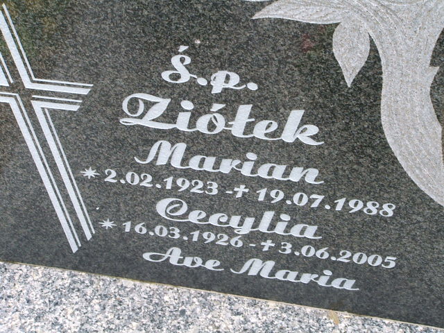 Marceli Ziółek  1958 Krosno Odrzańskie - Grobonet - Wyszukiwarka osób pochowanych