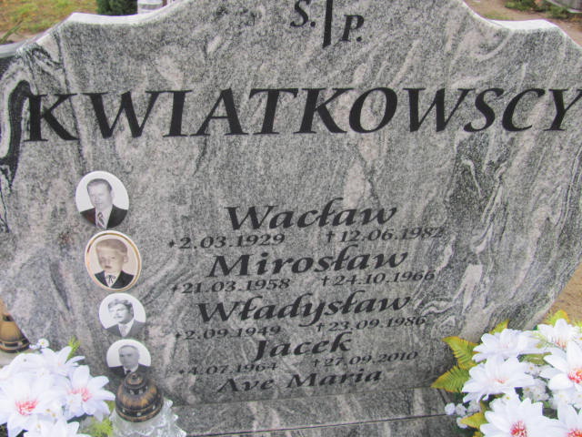 Jacek Kwiatkowski 1964 Krosno Odrzańskie - Grobonet - Wyszukiwarka osób pochowanych