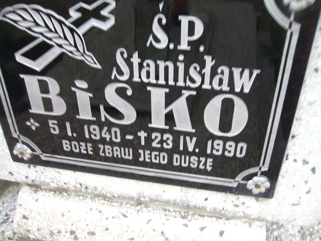 Stanisław Bisko 1940 Krosno Odrzańskie - Grobonet - Wyszukiwarka osób pochowanych