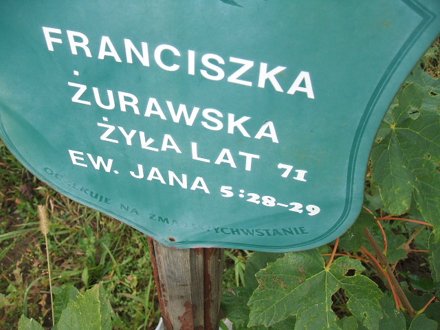 Franciszka Żurawska 1930 Krosno Odrzańskie - Grobonet - Wyszukiwarka osób pochowanych