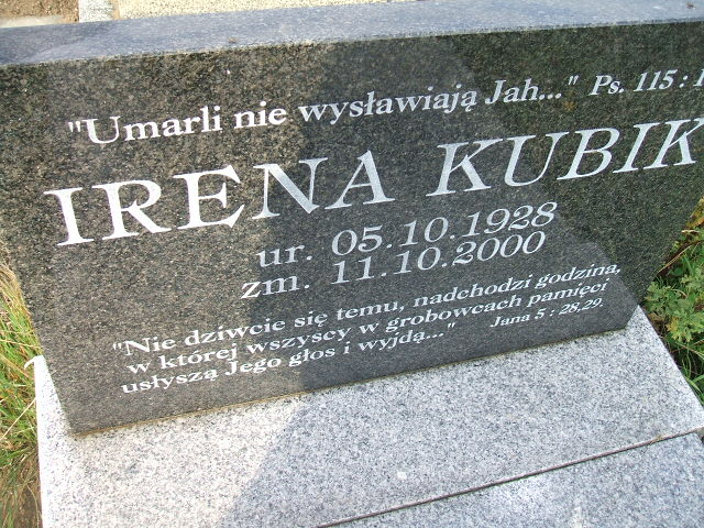 Henryk Kubik 1955 Krosno Odrzańskie - Grobonet - Wyszukiwarka osób pochowanych