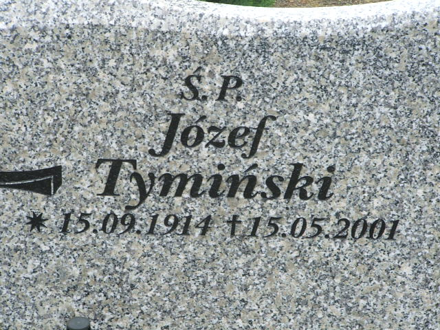 Józef Tymiński 1914 Krosno Odrzańskie - Grobonet - Wyszukiwarka osób pochowanych