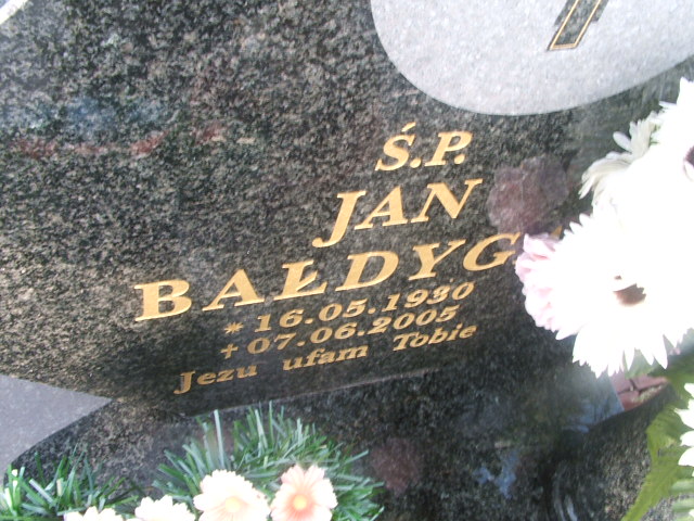 Jan Bałdyga 1930 Krosno Odrzańskie - Grobonet - Wyszukiwarka osób pochowanych