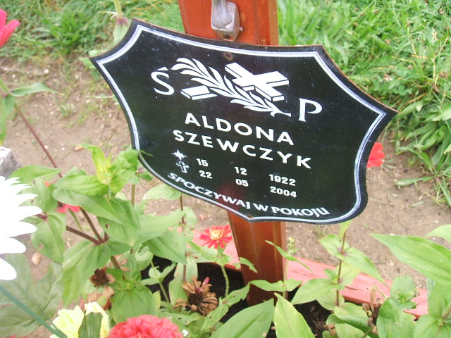 Grób Aldona Szewczyk