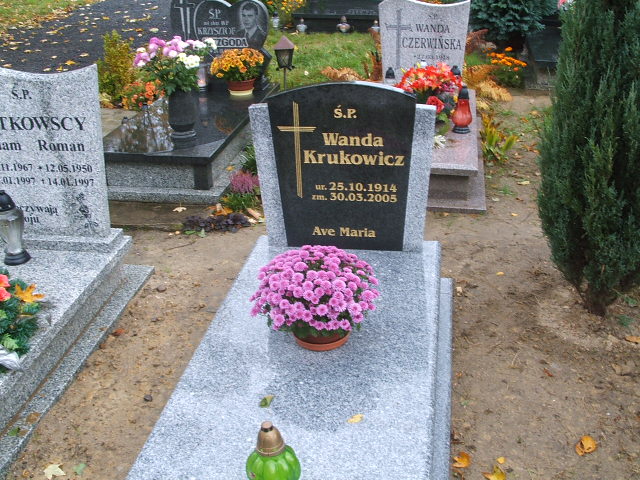 Grób Wanda Krukowicz