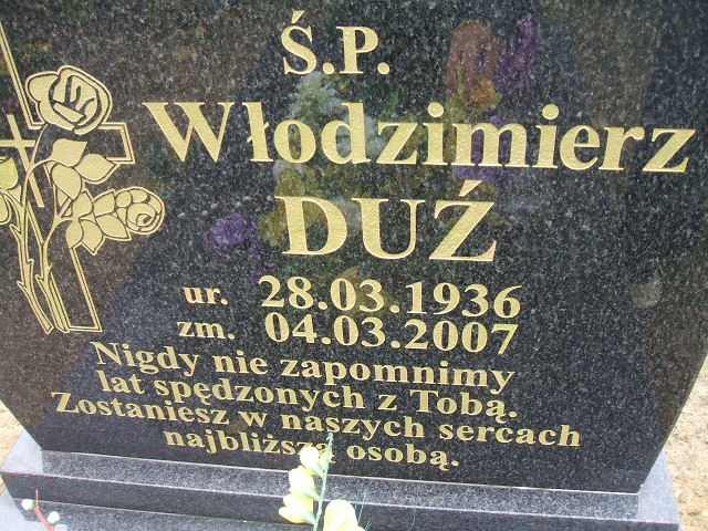 Grób Andrzej Duź 